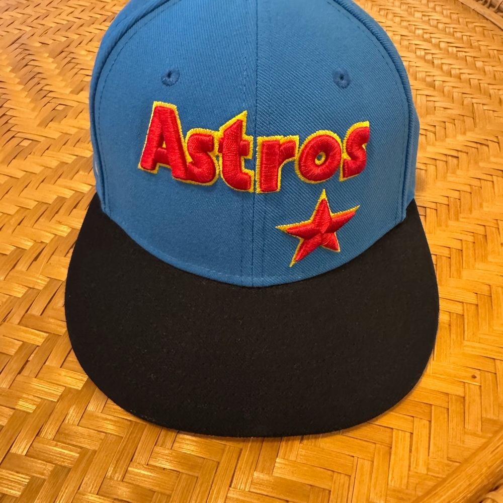 Houston Astros Blue and Black Cap size 7